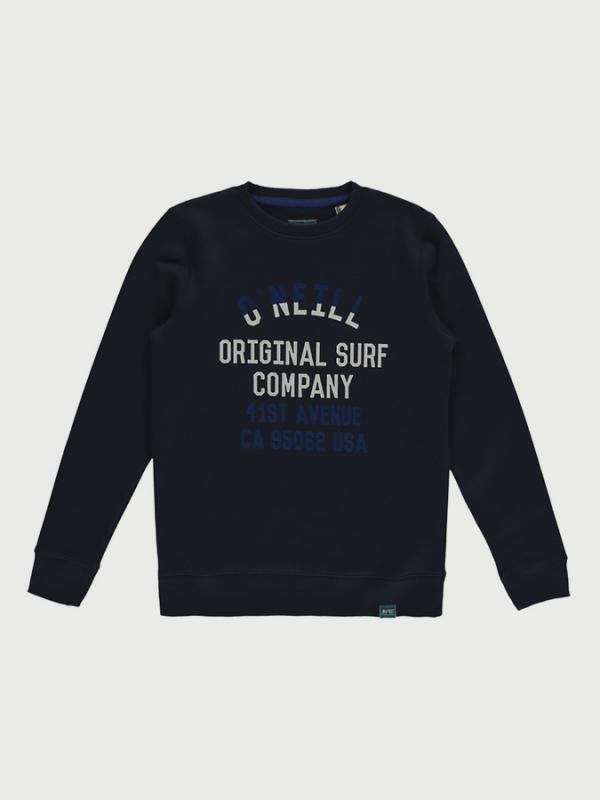 Mikina O´Neill LB Pch Logo Crew Sweatshirt Modrá