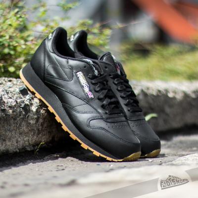 Reebok Classic Leather Black/Warm Olive/Oatmeal