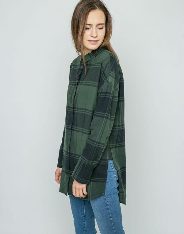 Dr. Denim Mala Green Check M