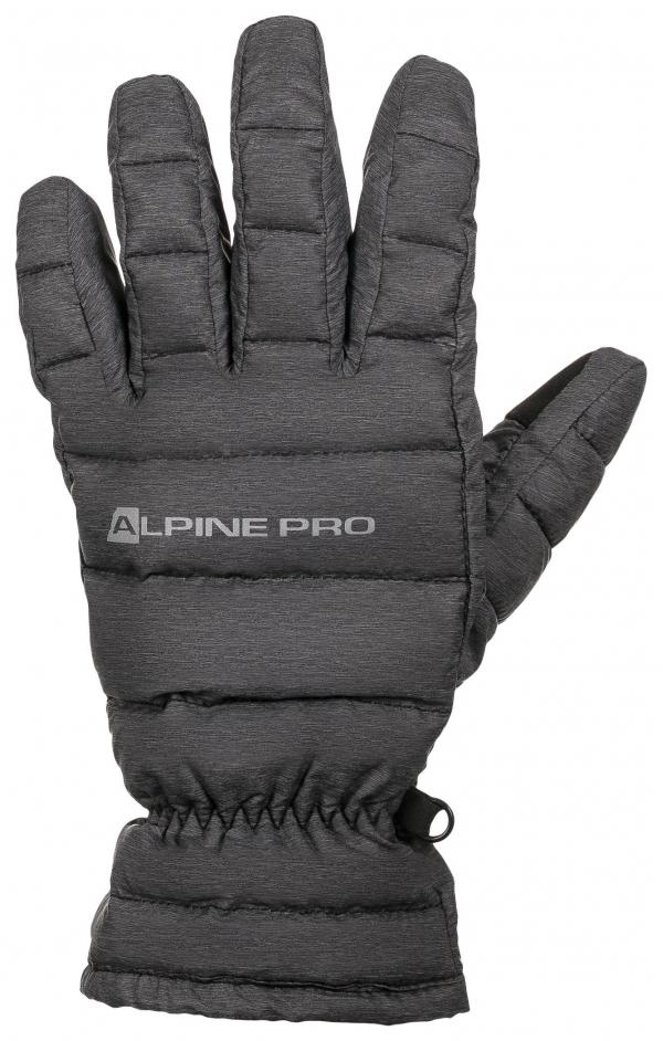 ALPINE PRO LEZET NEUTRÁLNÍ / ZEMITÁ Unisex Rukavice S