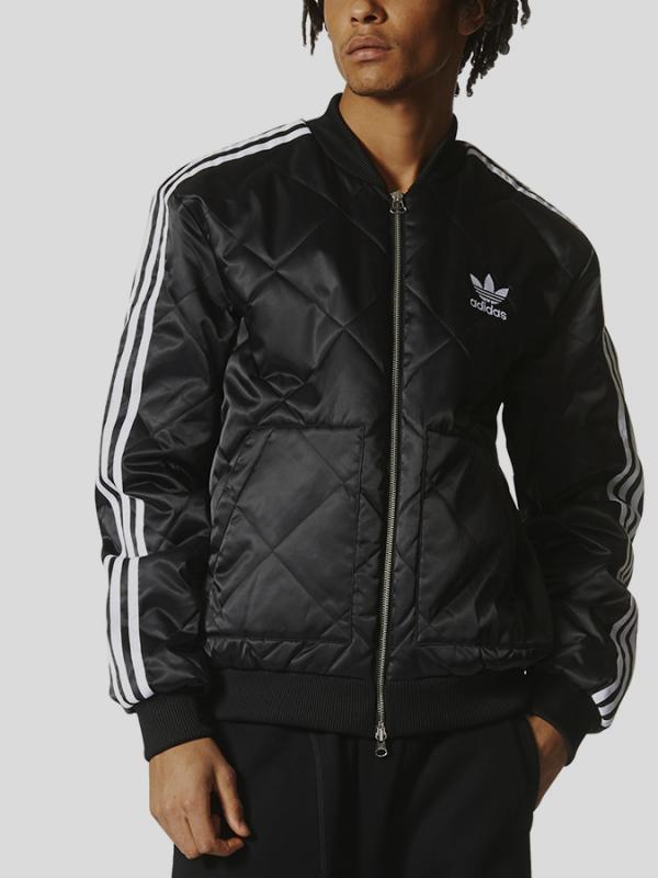 Bunda adidas Originals SST QUILTED PRE Černá