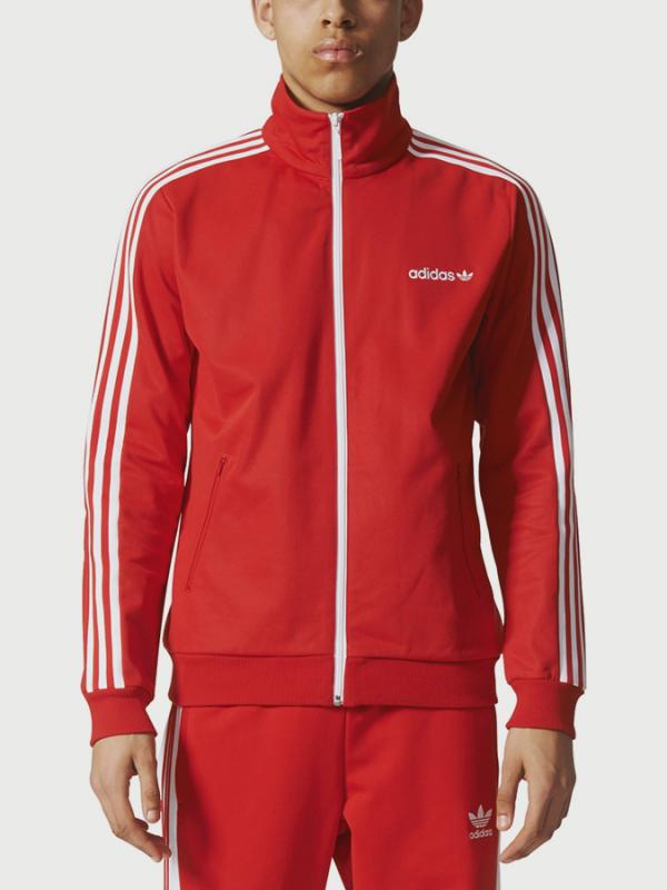 Mikina adidas Originals BB TRACKTOP Červená