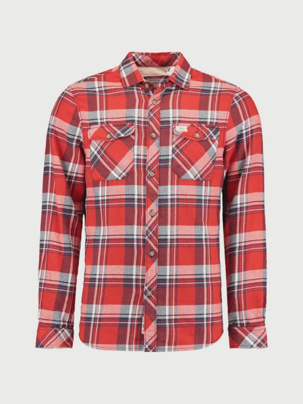 Košile O´Neill LM Violator Flannel Shirt Červená