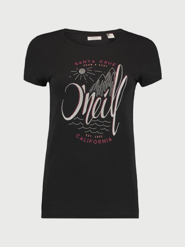 Tričko O´Neill LW Echo Lake Logo T-Shirt Černá