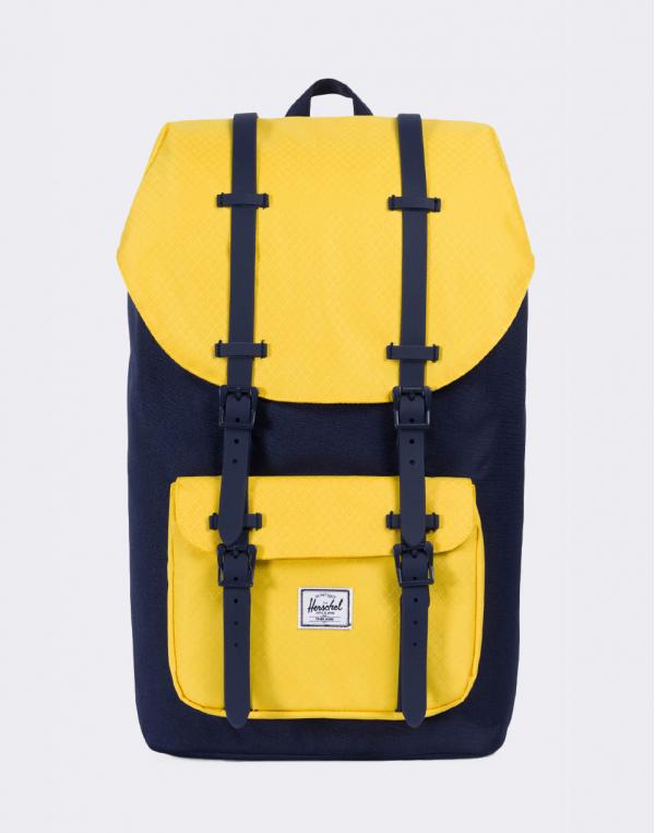 Herschel Supply Little America Peacoat/Cyber Yellow/Peacoat Rubber