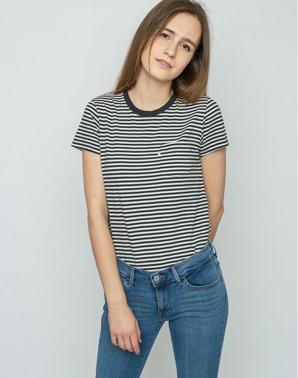 Levi´s® Perfect Crew Gina Obsidian/Cloud Dancer L