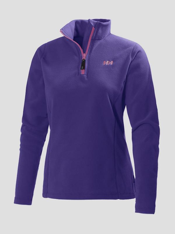 Mikina Helly Hansen W DAYBREAKER 1/2 ZIP FLEECE Fialová