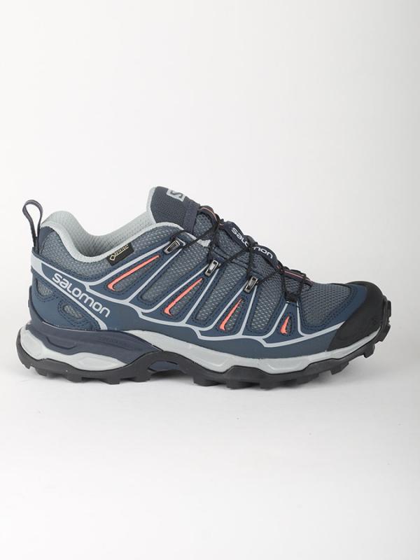 Boty Salomon X ULTRA 2 GTX® W GY/BL/MELON BLOO Šedá