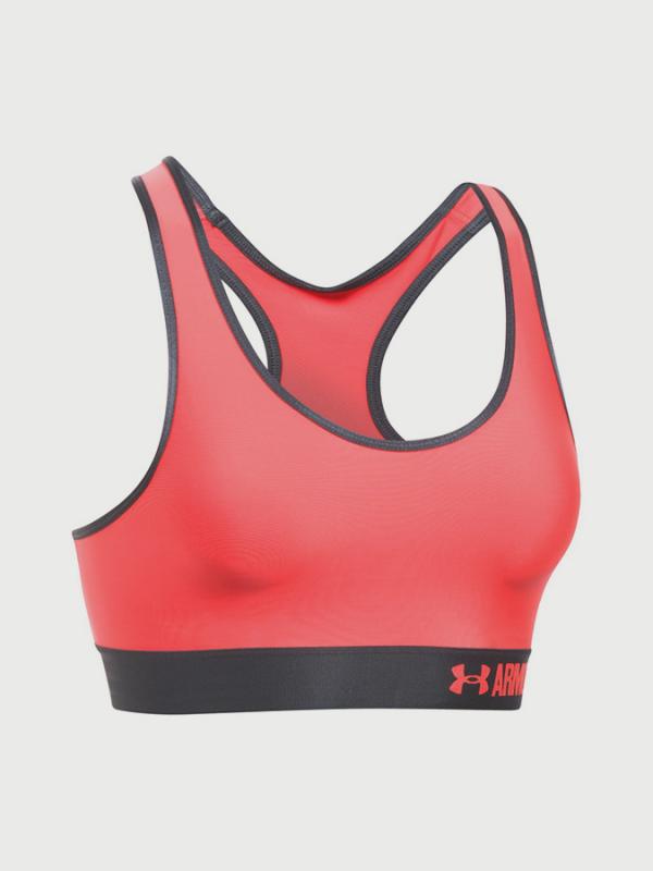 Kompresní podprsenka Under Armour Mid Solid Červená