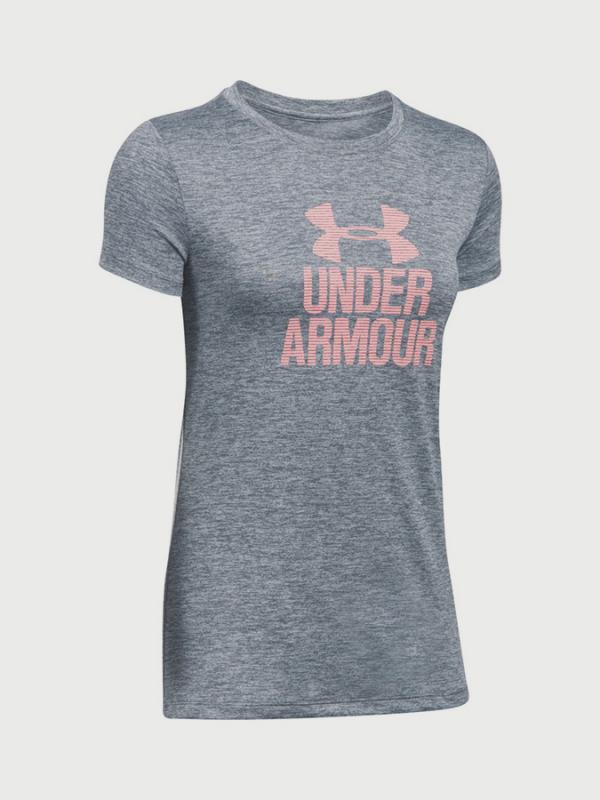 Tričko Under Armour Tech Crew- Graphic Twist Šedá
