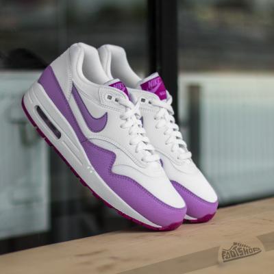 Nike Wmns Air Max 1 Essential White/Fuchsia Glow-Fuchsia Flash