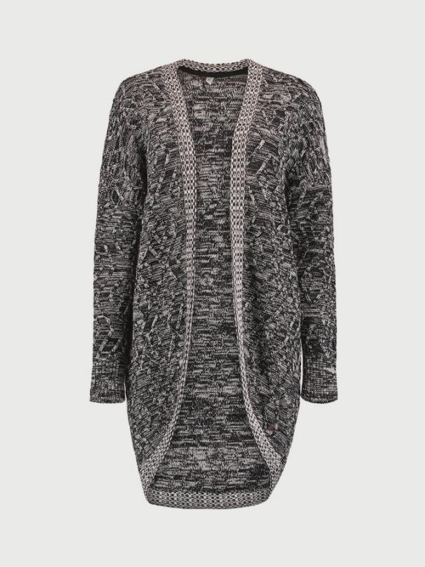Svetr O´Neill LW Patterned Cardigan Černá