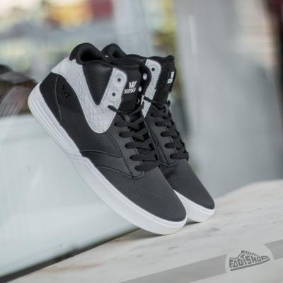 Supra Khan Black/ White-White