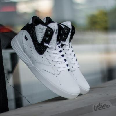 Supra Khan White/ Black-White