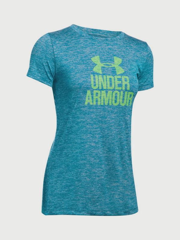 Tričko Under Armour Tech Crew- Graphic Twist Modrá
