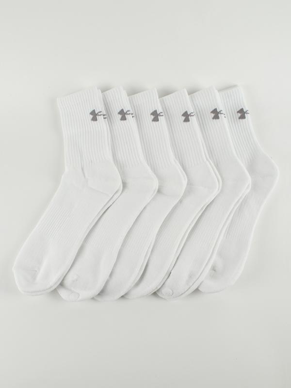 Ponožky Under Armour Charged Cotton 2.0 Crew Bílá