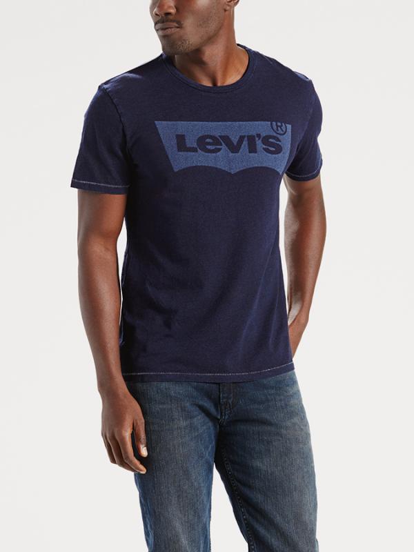 Tričko LEVI'S Housemark Graphic Tee Hm Laser Indigo Modrá