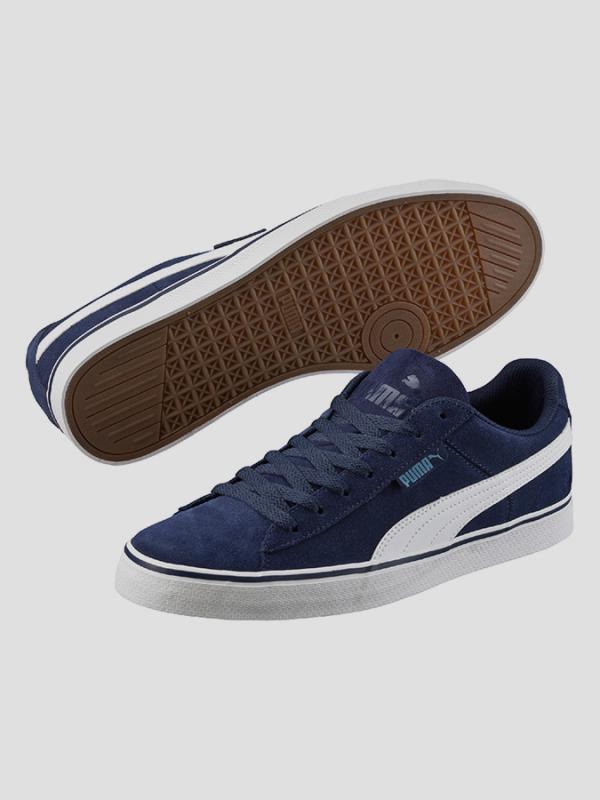 Boty Puma 1948 Vulc peacoat-white Modrá