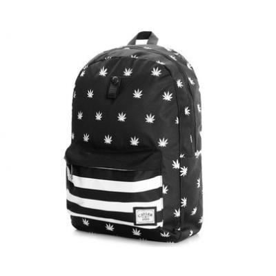 Cayler & Sons Backpack Budz n Stripes Downtown Black/White