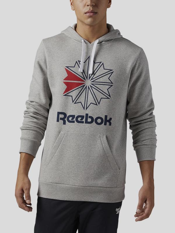 Mikina Reebok Classic F STAR HOODY Šedá