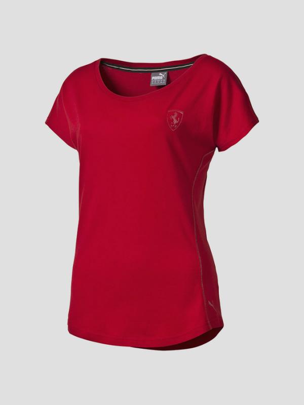 Tričko Puma Ferrari Small Shield Tee Červená