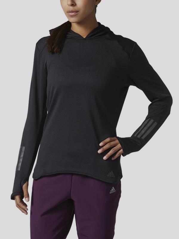 Mikina adidas Performance RS CLIMA HOODIE Černá