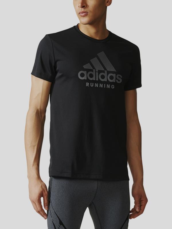 Tričko adidas Performance CATEGORY LOGO M Černá