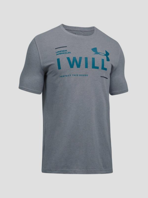Tričko Under Armour I Will SS Šedá