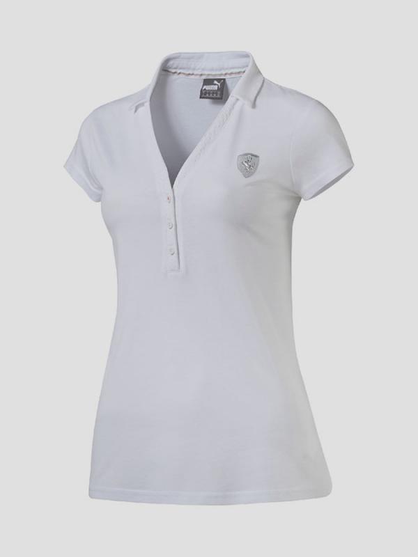 Tričko Puma Ferrari Polo white Bílá
