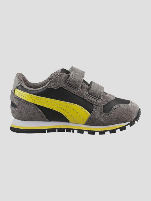Tenisky Puma ST Runner L V Kids Šedá