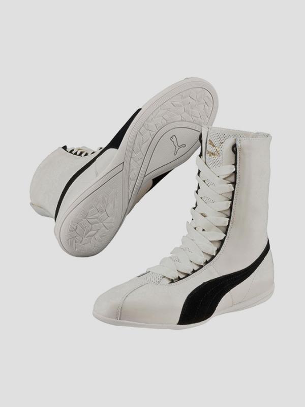 Boty Puma Eskiva Hi Wn s whisper white-black Bílá