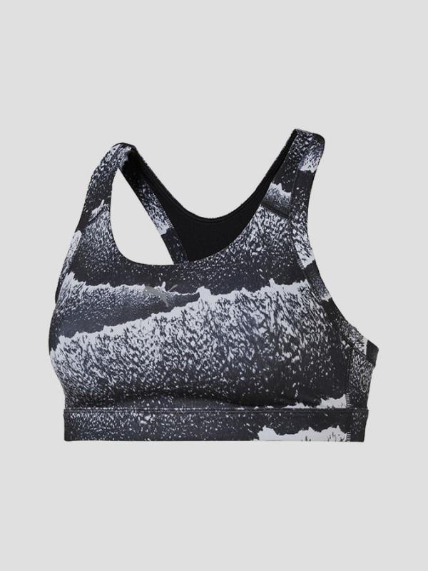 Podprsenka Puma PWRSHAPE Forever Graphic white-black Barevná