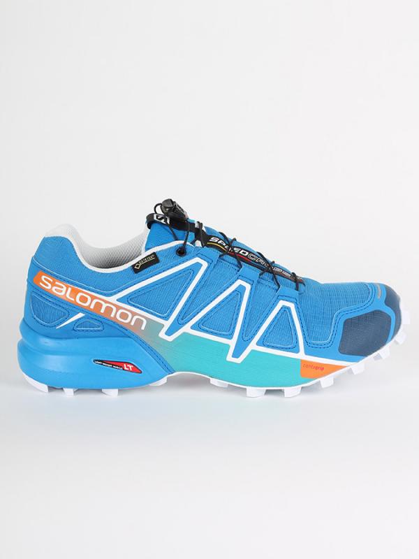 Boty Salomon SPEEDCROSS 4 GTX BRIGHT BLUE/BL/WH Modrá