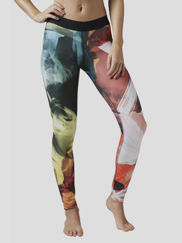 Legíny Reebok ACID FADE TIGHT Barevná