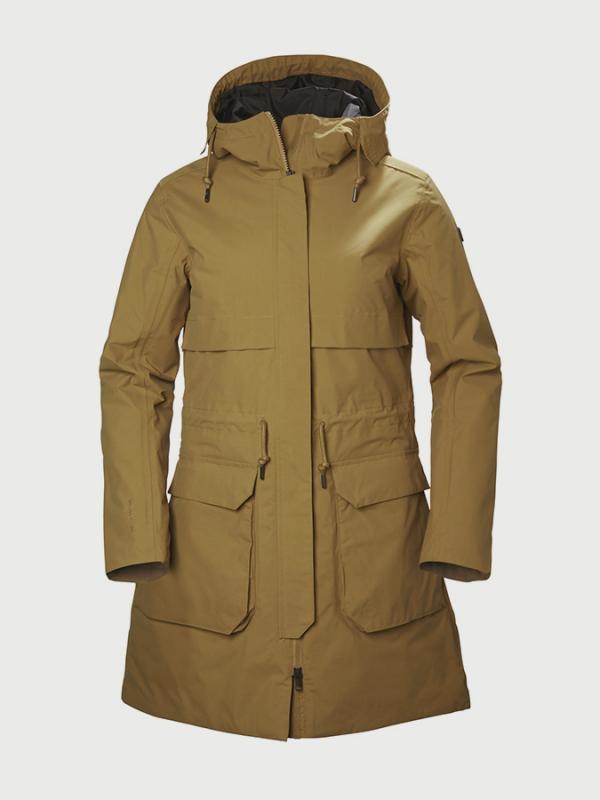 Bunda Helly Hansen W Boyne Parka Hnědá