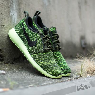 Nike Wmns Roshe One Flyknit Rough Green/ Black