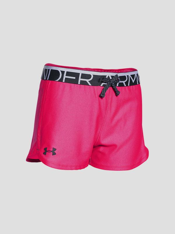 Šortky Under Armour HeatGear Girls Play Up Short Růžová