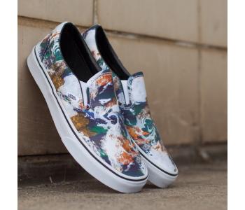 Vans Classic Slip-On (Earth) Blue/True White