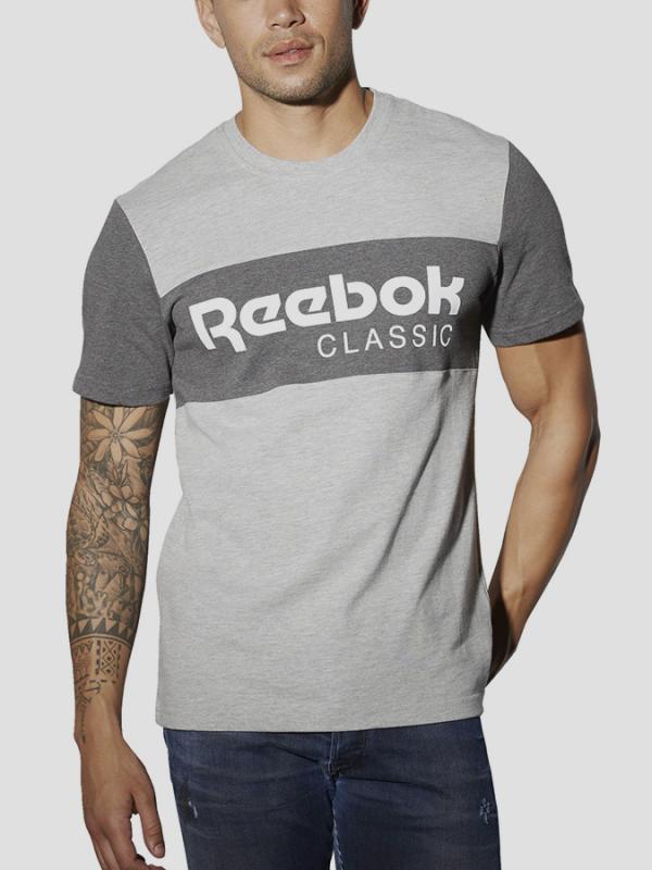 Tričko Reebok Classic F ARCHIVE STRIPE TE Šedá