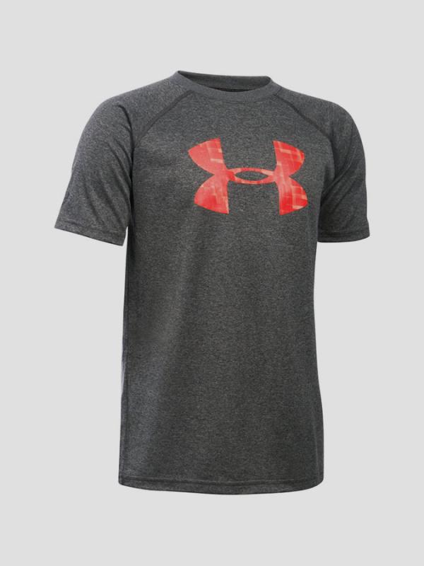 Tričko Under Armour Heatgear Tech Big Logo SS Šedá