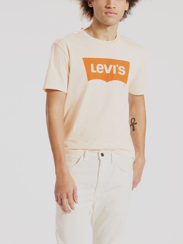 Tričko LEVI'S HOUSEMARK GRAPHIC TEE Bílá