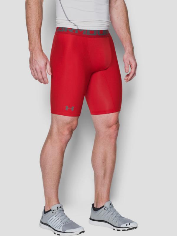 Kompresní šortky Under Armour HG 2.0 Long Short Červená