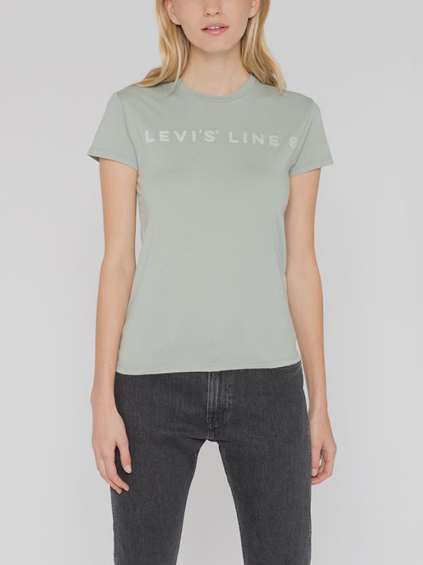 Tričko LEVI'S L8 TEE L8 JADEITE WASH Barevná