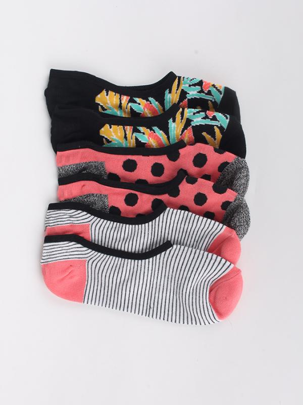 Ponožky Vans Wm Happy Dance Canoo Black Barevná