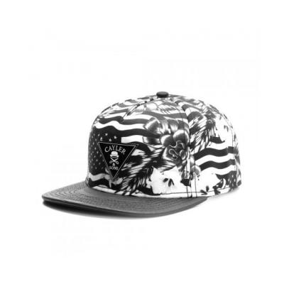 Cayler & Sons Flagged Cap Black/Black Snake/White