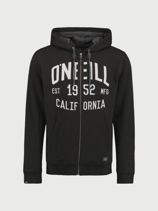 Mikina O´Neill LM Jacks Base Logo Zip Hoodie Černá