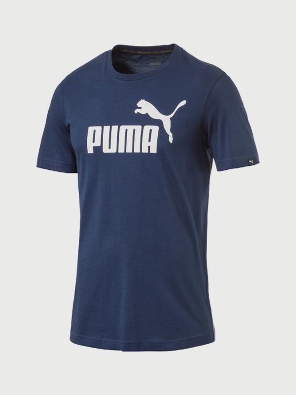 Tričko Puma Ess No.1 Tee Blue Depths-White Modrá