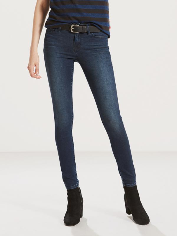 Džíny LEVI'S Innovation Super Skinny One Dream Modrá