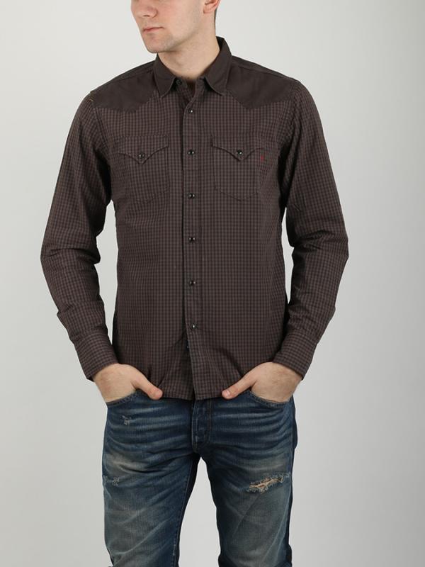 Košile Replay M4860A Shirts Hnědá