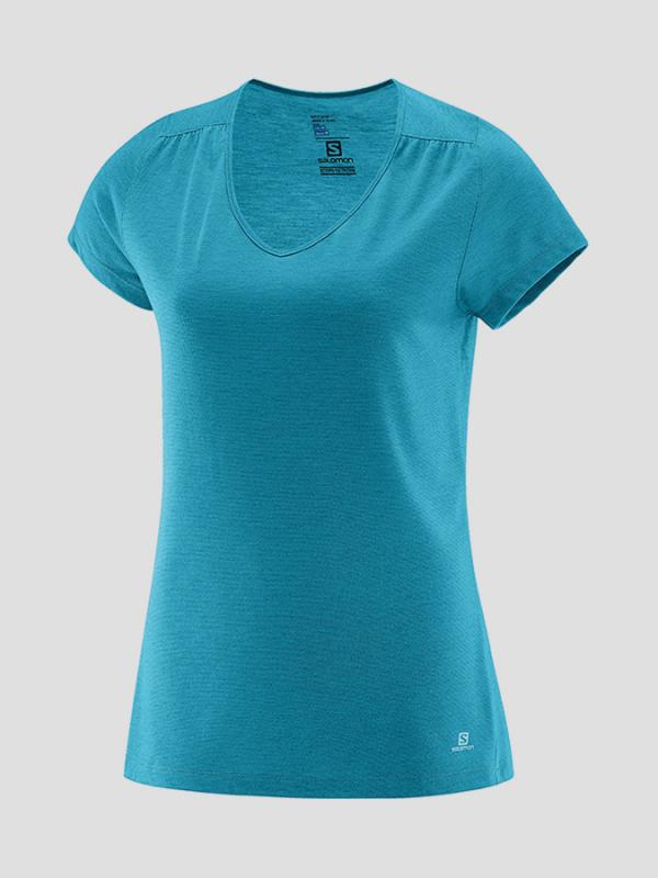 Tričko Salomon ELLIPSE SS TEE W Enamel Blue Modrá